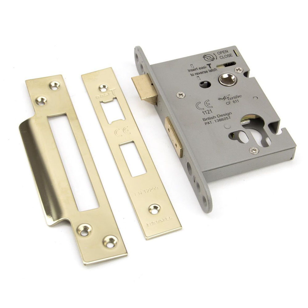 Eurospec Euro Cylinder Sash Lock 3.0 Inch (72mm) - PVD